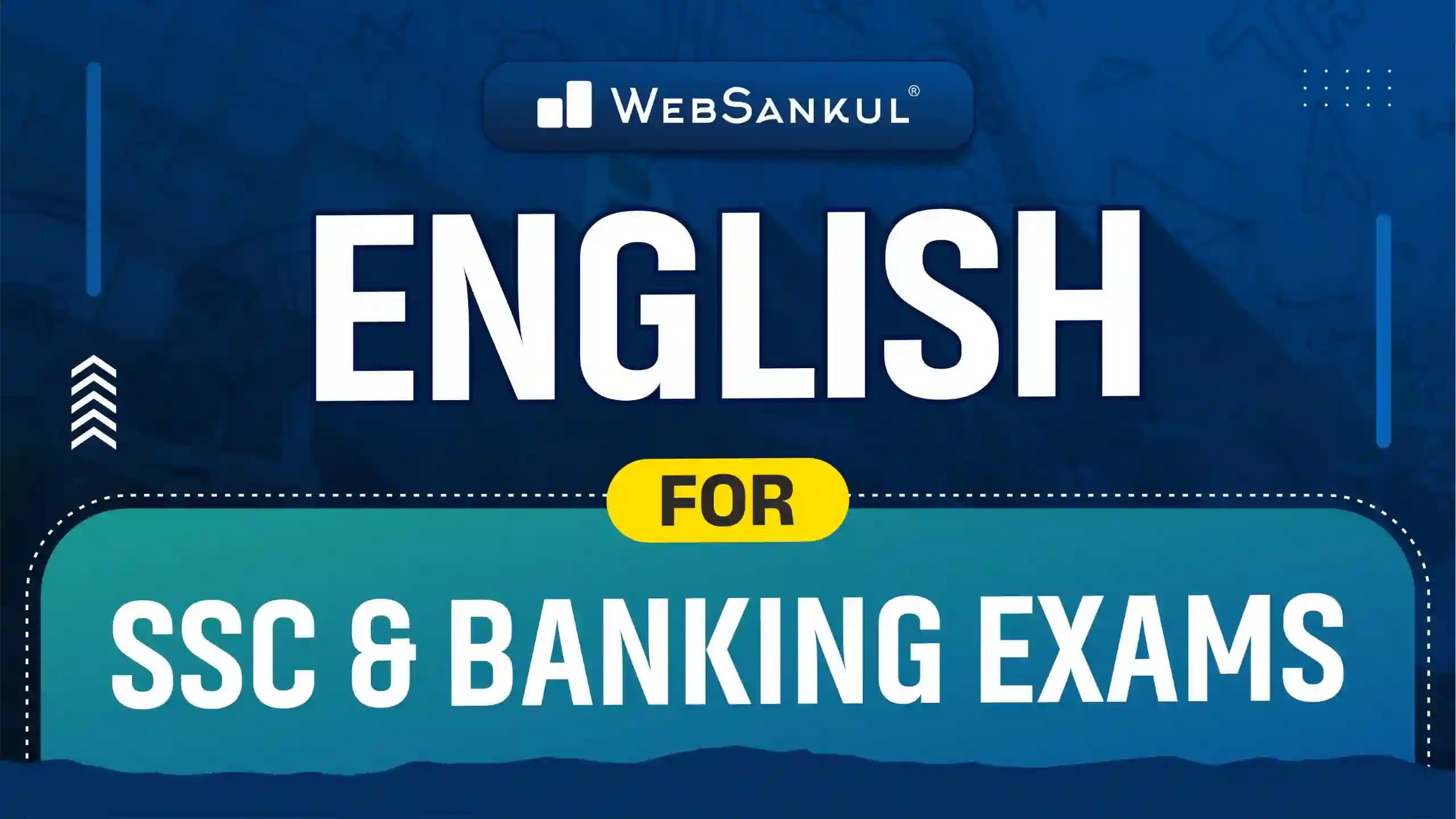 English for SSC and Banking Exams